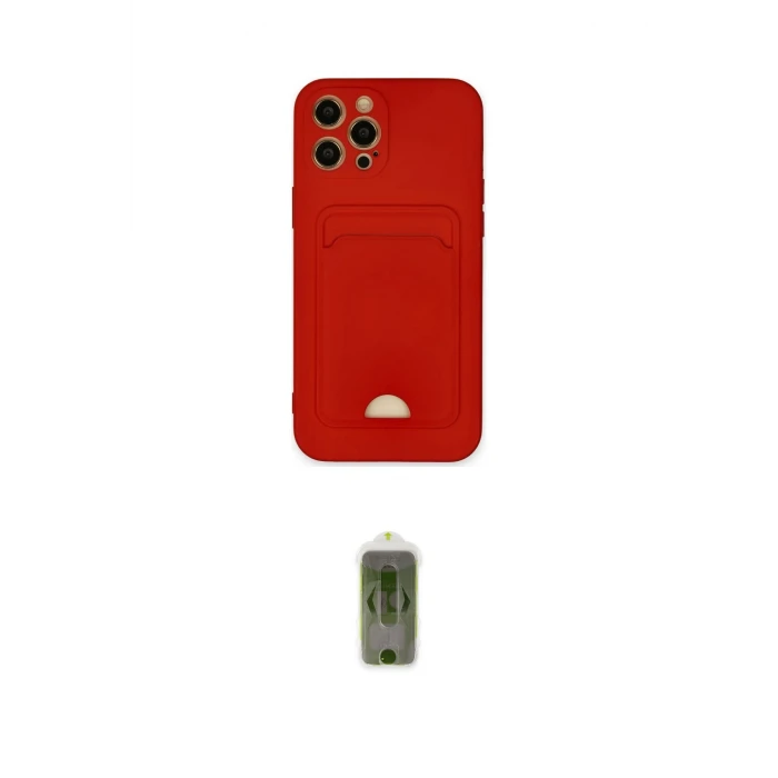 ieg™ iPhone 12 Pro Max Kılıf Vadi Çizgi Prime - Siyah Joko Magic 5D Hayalet Cam