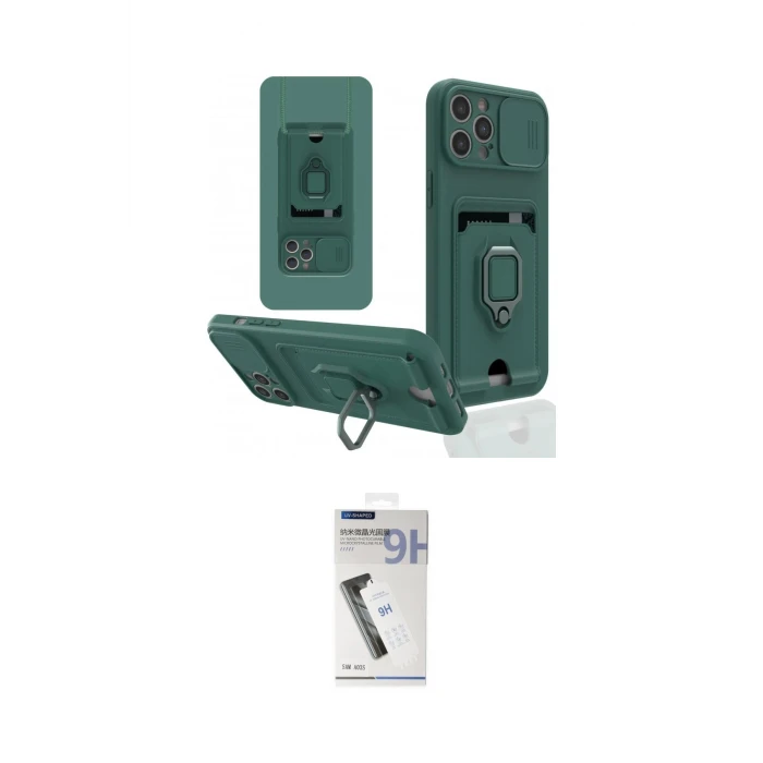 ieg™ iPhone 12 Pro Max Kılıf Vadi Form Prime - Şeffaf Uv Polymer Nano Ekran Koruyucu