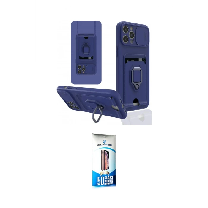 ieg™ iPhone 12 Pro Max Kılıf Vadi Form Prime - Siyah 5D Eko Cam Ekran Koruyucu