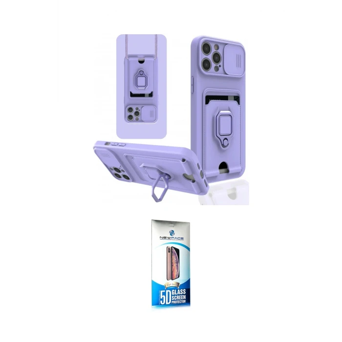 ieg™ iPhone 12 Pro Max Kılıf Vadi Form Prime - Siyah 5D Eko Cam Ekran Koruyucu