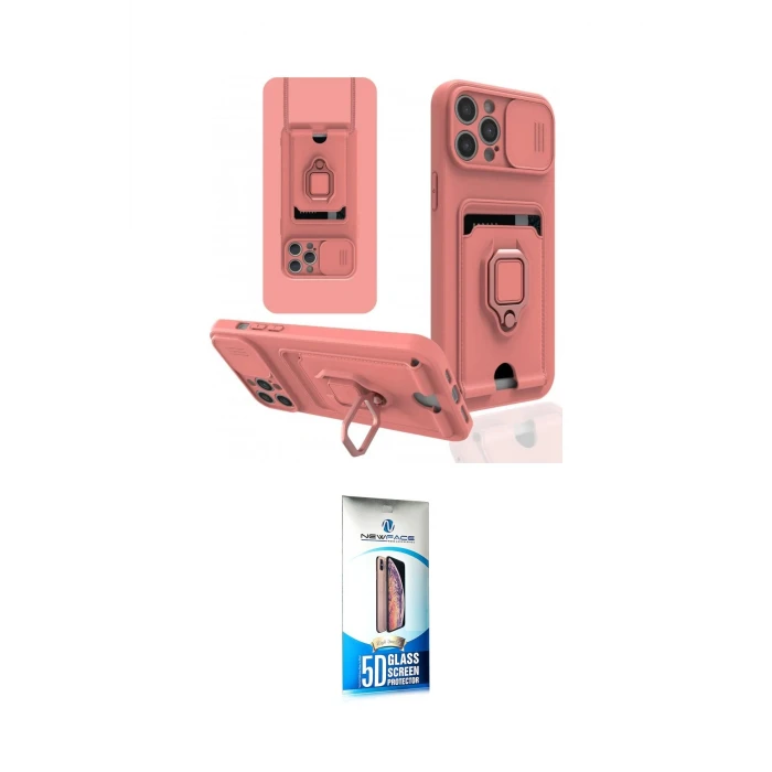 ieg™ iPhone 12 Pro Max Kılıf Vadi Form Prime - Siyah 5D Eko Cam Ekran Koruyucu