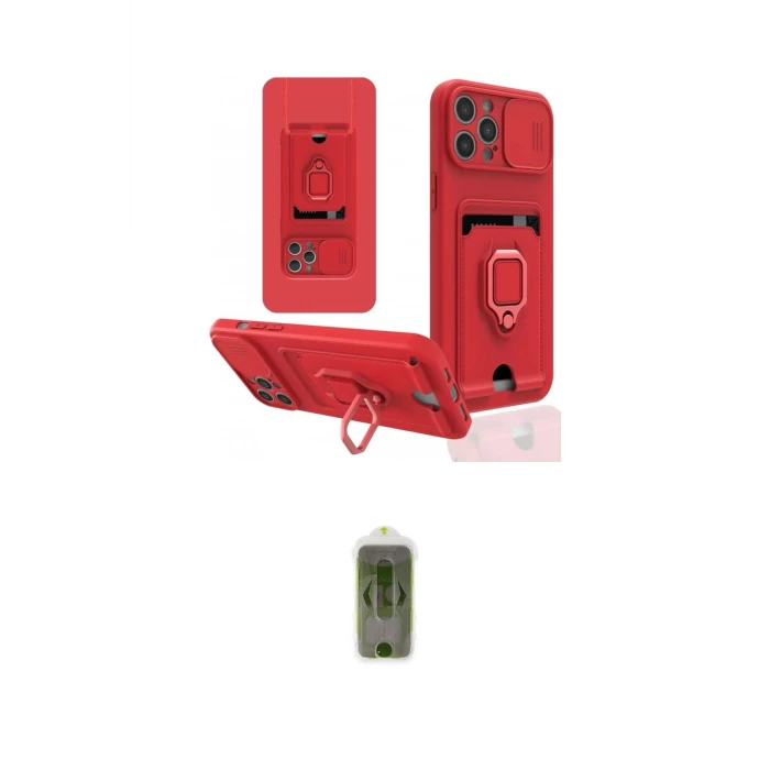 ieg™ iPhone 12 Pro Max Kılıf Vadi Form Prime - Siyah Joko Magic 5D Hayalet Cam