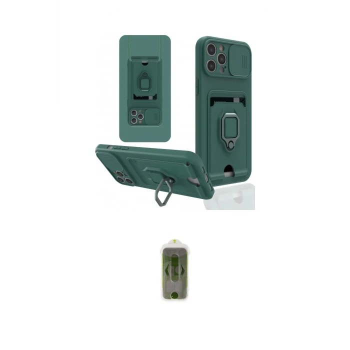 ieg™ iPhone 12 Pro Max Kılıf Vadi Form Prime - Siyah Joko Magic 5D Hayalet Cam