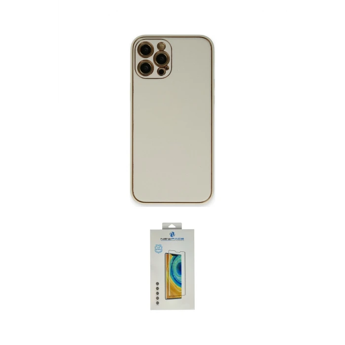 ieg™ iPhone 12 Pro Max Kılıf Yadigar Klasik - Siyah Polymer Nano Ekran Koruyucu