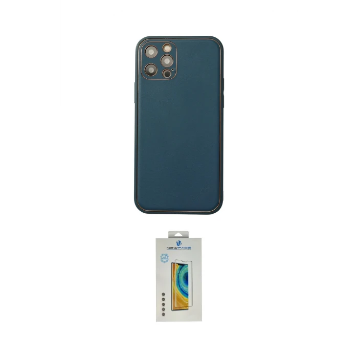 ieg™ iPhone 12 Pro Max Kılıf Yadigar Klasik - Siyah Polymer Nano Ekran Koruyucu