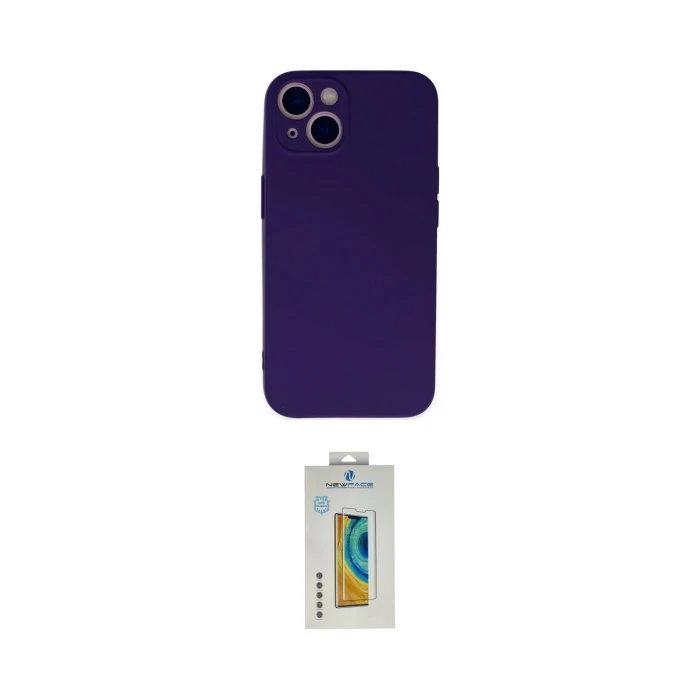 ieg™ iPhone 13 Mini Kılıf Ahenk Serisi - Siyah Polymer Nano Ekran Koruyucu