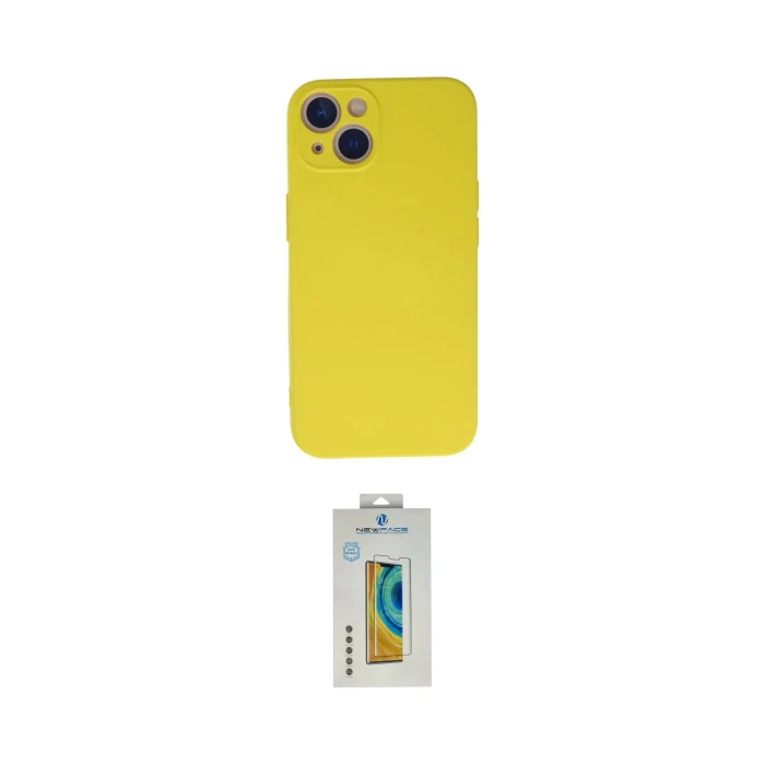 ieg™ iPhone 13 Mini Kılıf Ahenk Serisi - Siyah Polymer Nano Ekran Koruyucu
