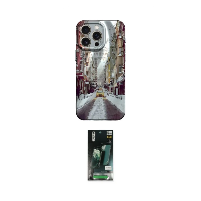 ieg™ iPhone 13 Pro Kılıf Nova Doku Prime - Şeffaf 360 Full Body Arka Koruyucu