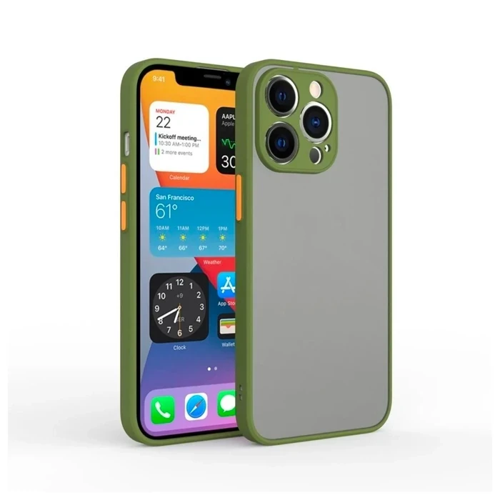 ieg™ İphone 13 Pro Max 6.7inç Kamera Korumalı Premium Silikon Kılıf