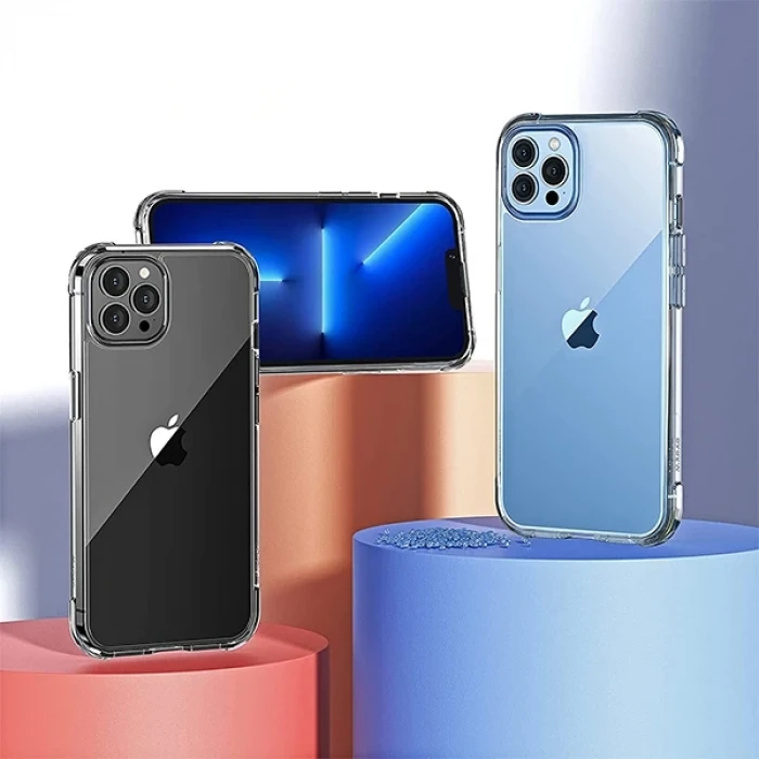 ieg™ İphone 13 Pro Max 6.7inç Shockproof Darbe Emici Silikon Kılıf