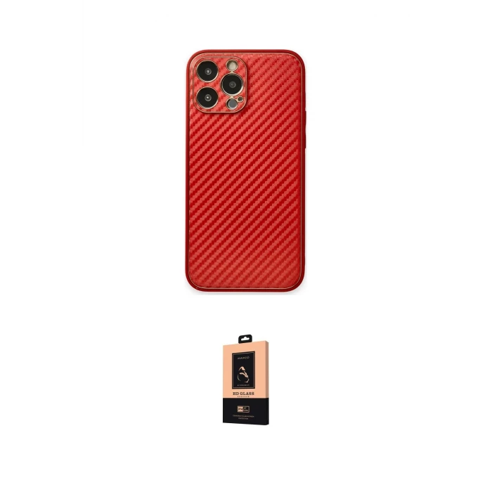 ieg™ iPhone 13 Pro Max Kılıf Ahenk Işık - Şeffaf Maxco Cam Ekran Koruyucu