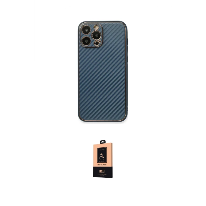 ieg™ iPhone 13 Pro Max Kılıf Ahenk Işık - Şeffaf Maxco Cam Ekran Koruyucu