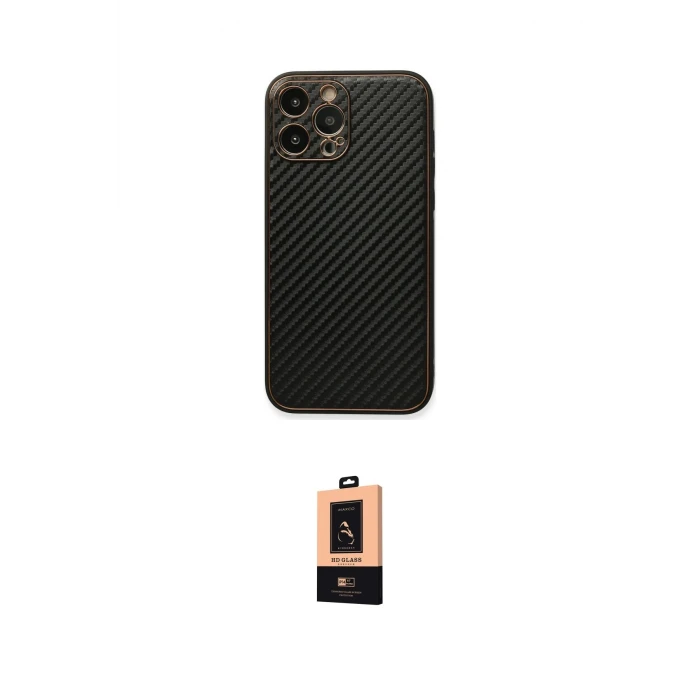 ieg™ iPhone 13 Pro Max Kılıf Ahenk Işık - Şeffaf Maxco Cam Ekran Koruyucu