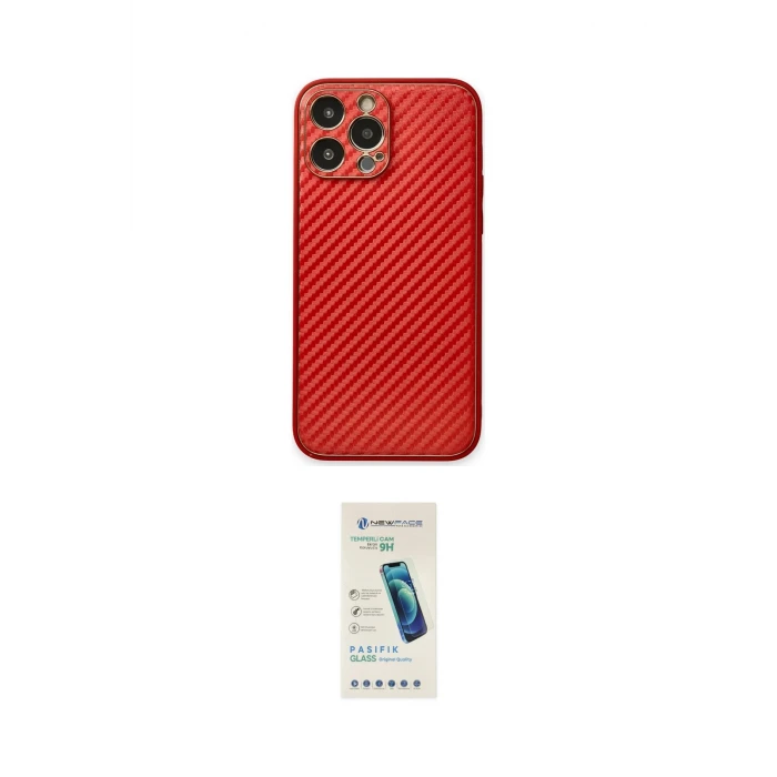 ieg™ iPhone 13 Pro Max Kılıf Ahenk Işık - Şeffaf Pasifik Cam Ekran Koruyucu