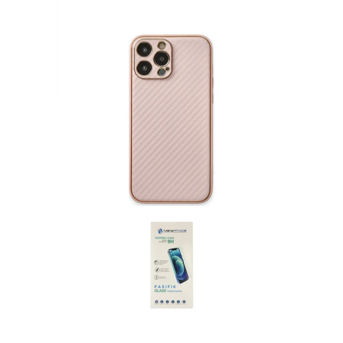 ieg™ iPhone 13 Pro Max Kılıf Ahenk Işık - Şeffaf Pasifik Cam Ekran Koruyucu
