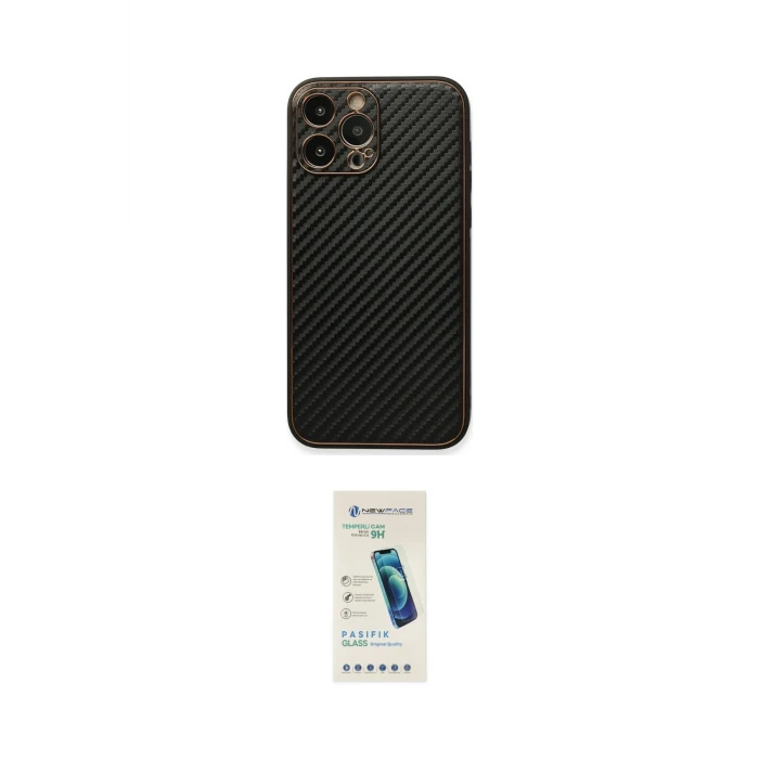 ieg™ iPhone 13 Pro Max Kılıf Ahenk Işık - Şeffaf Pasifik Cam Ekran Koruyucu