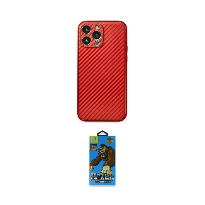 ieg™ iPhone 13 Pro Max Kılıf Ahenk Işık - Siyah 18D Cam Ekran Koruyucu