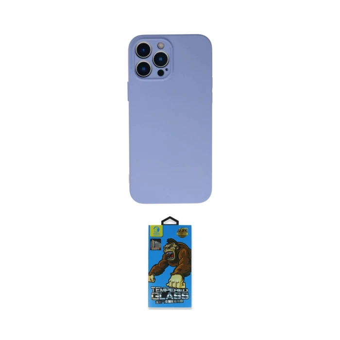 ieg™ iPhone 13 Pro Max Kılıf Ahenk Serisi - Siyah 18D Cam Ekran Koruyucu