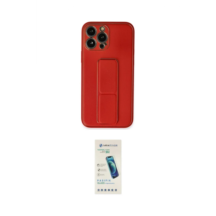 ieg™ iPhone 13 Pro Max Kılıf Akış Doku - Şeffaf Pasifik Cam Ekran Koruyucu