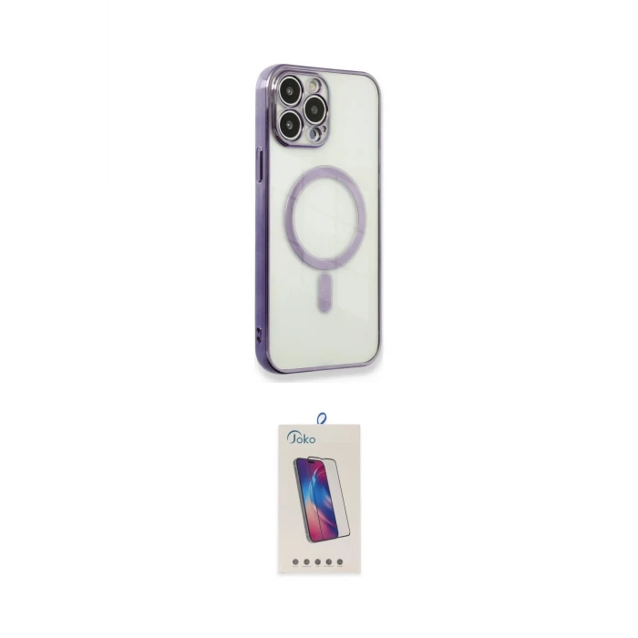 ieg™ iPhone 13 Pro Max Kılıf Doruk Minimal - Siyah Joko 5D Cam