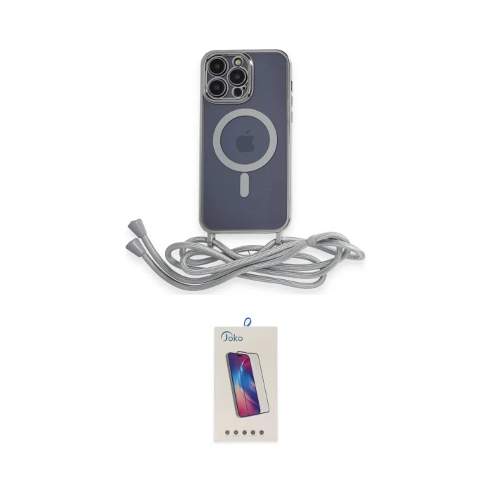 ieg™ iPhone 13 Pro Max Kılıf Eksen Özel Seri - Siyah Joko 5D Cam