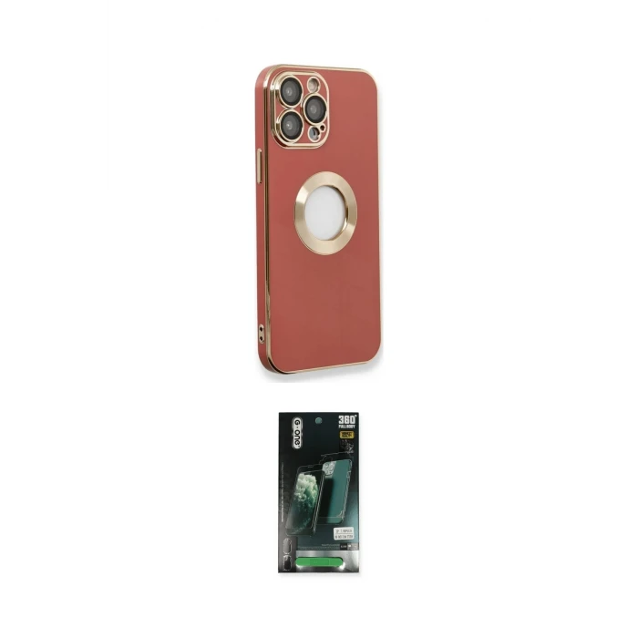 ieg™ iPhone 13 Pro Max Kılıf İz Form Serisi - Şeffaf 360 Full Body Arka Koruyucu