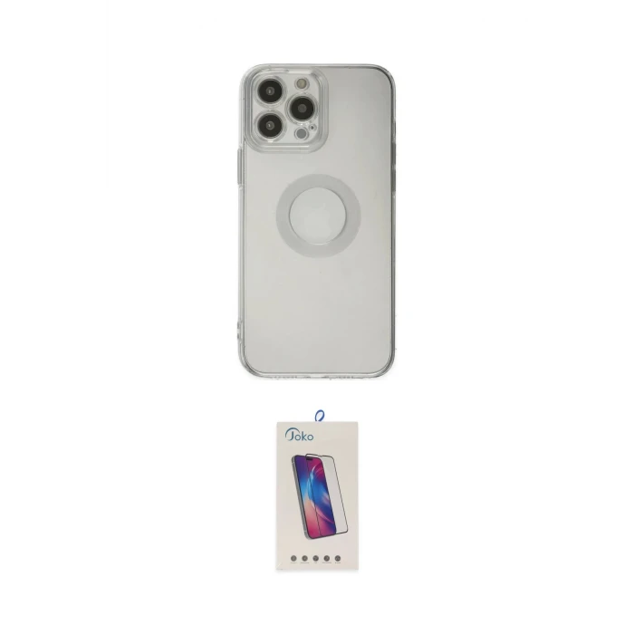 ieg™ iPhone 13 Pro Max Kılıf Kutup Klasik - Siyah Joko 5D Cam