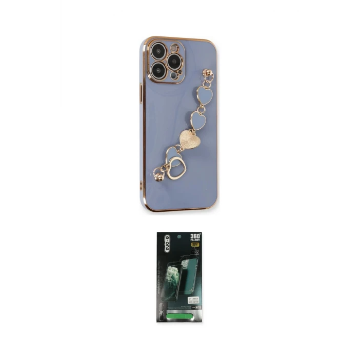 ieg™ iPhone 13 Pro Max Kılıf Nova Işık Prime - Şeffaf 360 Full Body Arka Koruyucu