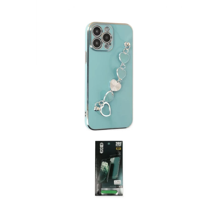 ieg™ iPhone 13 Pro Max Kılıf Nova Işık Prime - Şeffaf 360 Full Body Arka Koruyucu