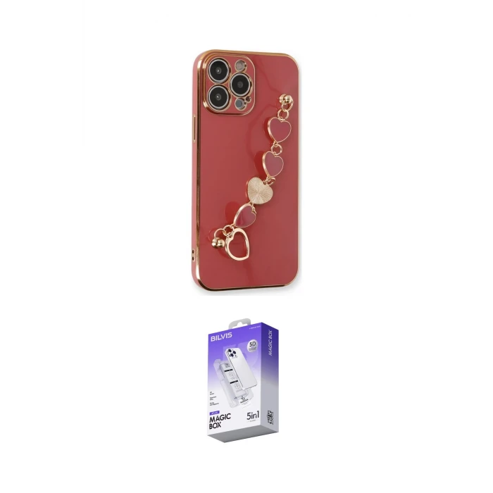 ieg™ iPhone 13 Pro Max Kılıf Nova Işık Prime - Siyah Bilvis 5in1 3D Magic Cam Ekran Koruyucu