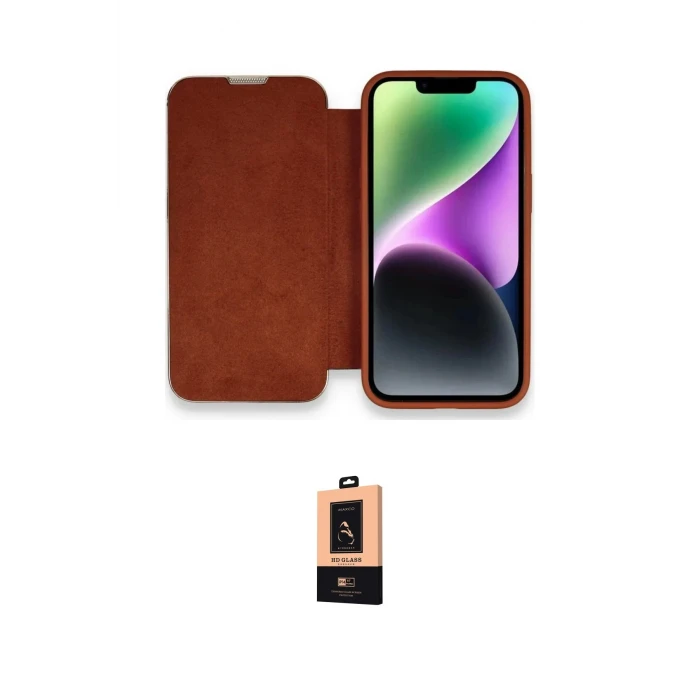 ieg™ iPhone 13 Pro Max Kılıf Siluet Minimal Serisi - Şeffaf Maxco Cam Ekran Koruyucu