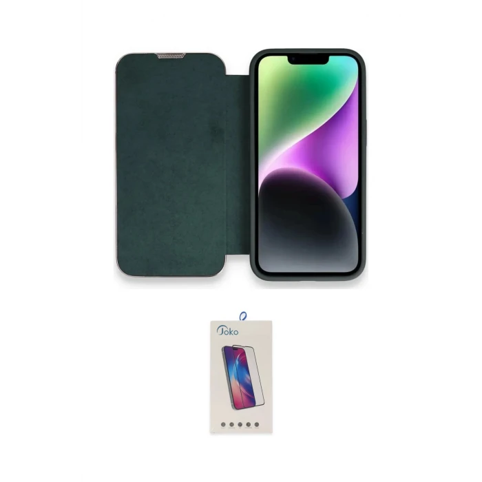 ieg™ iPhone 13 Pro Max Kılıf Siluet Minimal Serisi - Siyah Joko 5D Cam