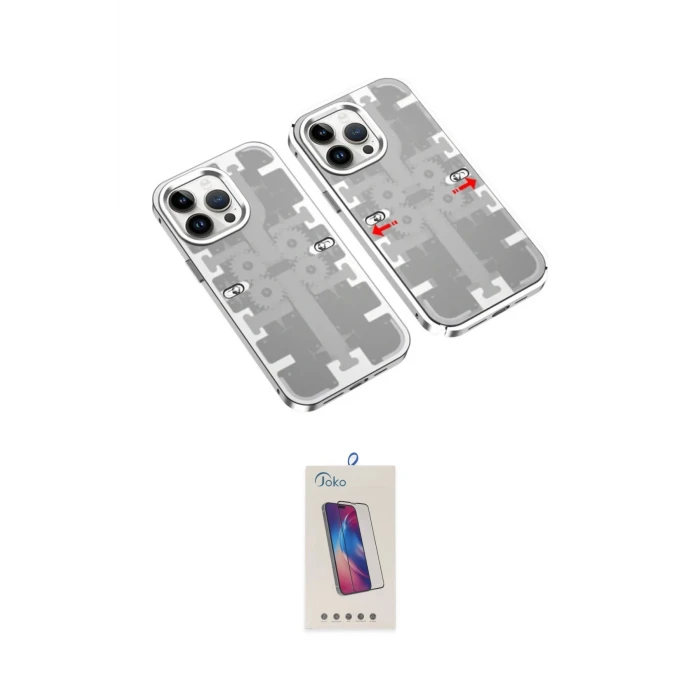 ieg™ iPhone 13 Pro Max Kılıf Ufuk Doku Prime - Siyah Joko 5D Cam
