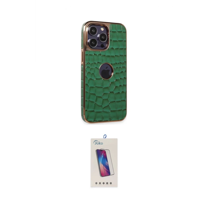 ieg™ iPhone 13 Pro Max Kılıf Ufuk Form Prime - Siyah Joko 5D Cam