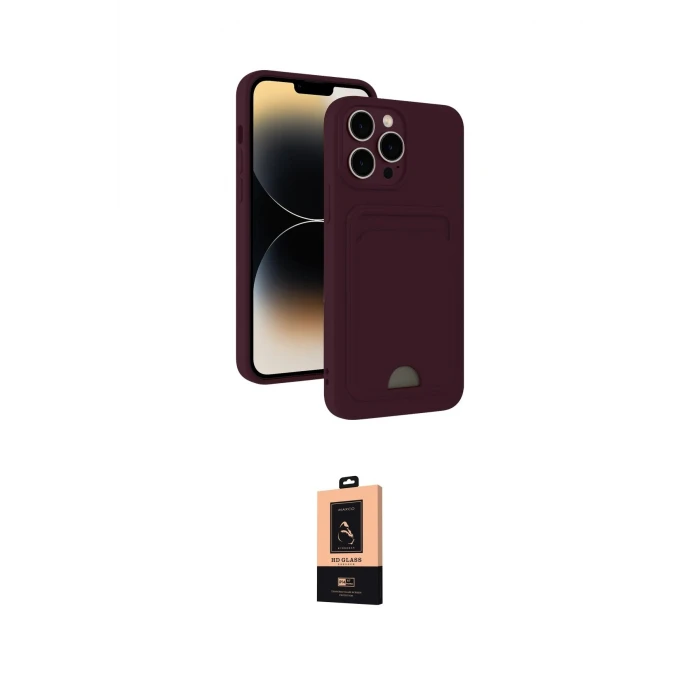 ieg™ iPhone 13 Pro Max Kılıf Vadi Çizgi Prime - Şeffaf Maxco Cam Ekran Koruyucu