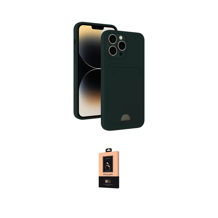 ieg™ iPhone 13 Pro Max Kılıf Vadi Çizgi Prime - Şeffaf Maxco Cam Ekran Koruyucu
