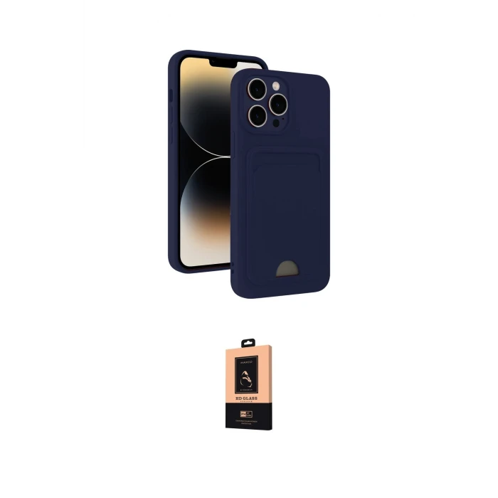 ieg™ iPhone 13 Pro Max Kılıf Vadi Çizgi Prime - Şeffaf Maxco Cam Ekran Koruyucu