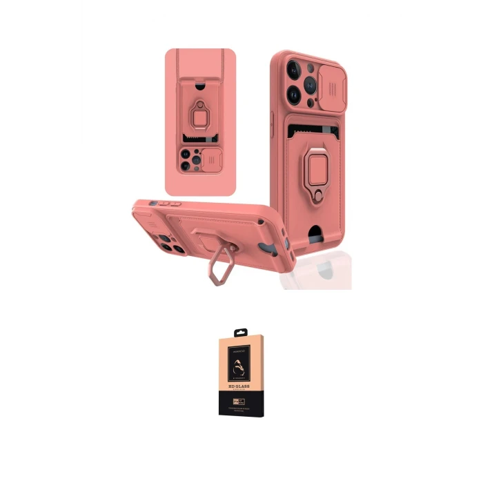 ieg™ iPhone 13 Pro Max Kılıf Vadi Form Prime - Şeffaf Maxco Cam Ekran Koruyucu