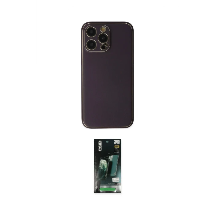 ieg™ iPhone 13 Pro Max Kılıf Yadigar Klasik - Şeffaf 360 Full Body Arka Koruyucu