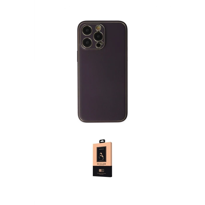 ieg™ iPhone 13 Pro Max Kılıf Yadigar Klasik - Şeffaf Maxco Cam Ekran Koruyucu