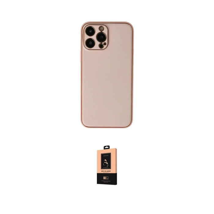 ieg™ iPhone 13 Pro Max Kılıf Yadigar Klasik - Şeffaf Maxco Cam Ekran Koruyucu