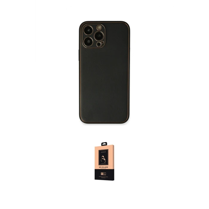 ieg™ iPhone 13 Pro Max Kılıf Yadigar Klasik - Şeffaf Maxco Cam Ekran Koruyucu