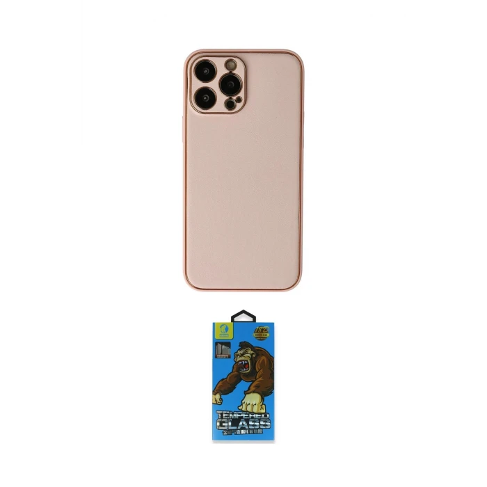 ieg™ iPhone 13 Pro Max Kılıf Yadigar Klasik - Siyah 18D Cam Ekran Koruyucu