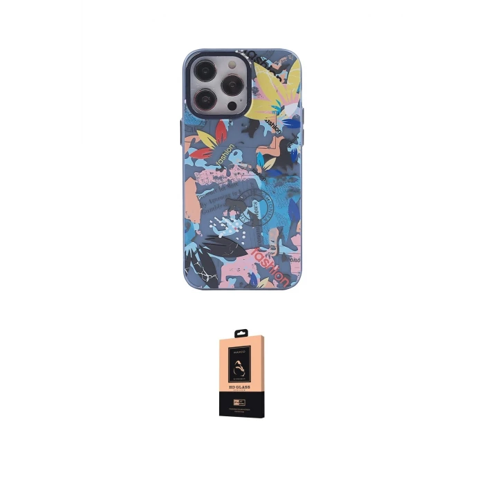 ieg™ iPhone 13 Pro Max Kılıf Zirve Form Özel Seri - Şeffaf Maxco Cam Ekran Koruyucu