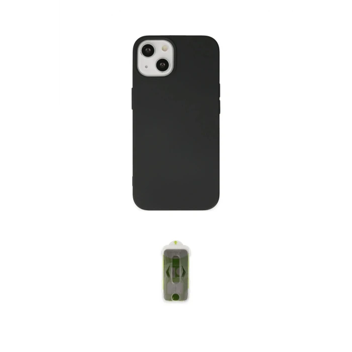 ieg™ iPhone 14 Kılıf Ahenk Serisi - Siyah Joko Magic 5D Hayalet Cam