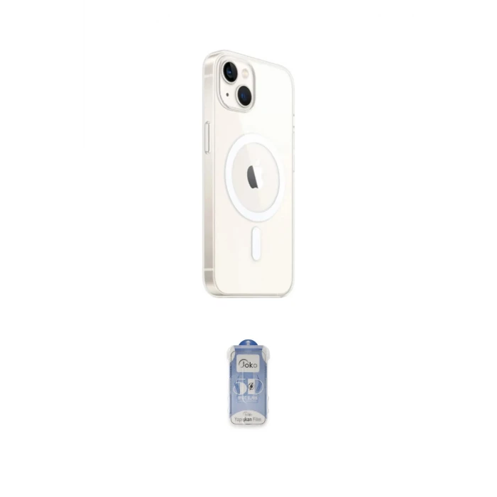 ieg™ iPhone 14 Kılıf Ahenk Yansıma Prime - Siyah Joko Magic 5D Cam
