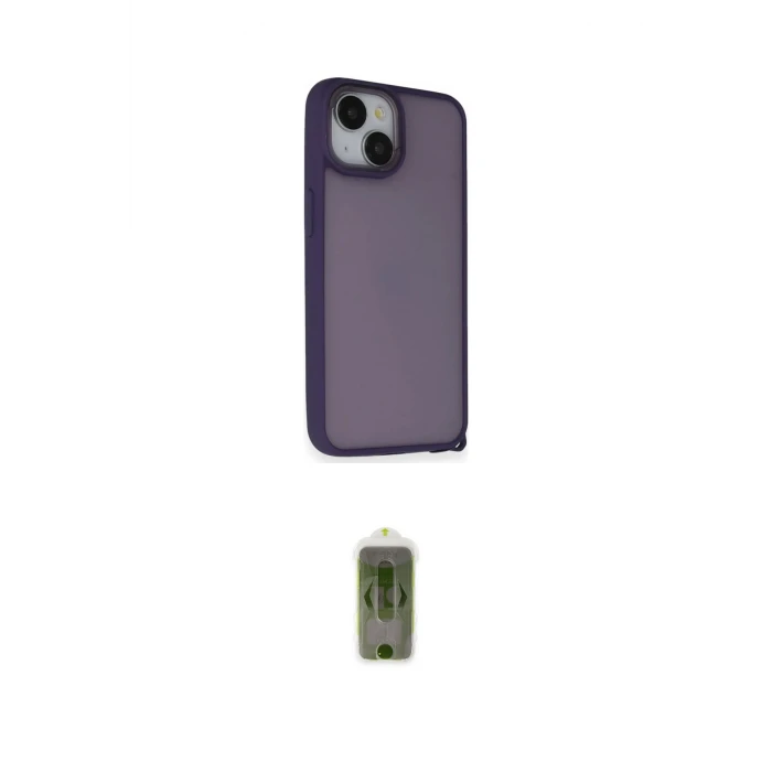 ieg™ iPhone 14 Kılıf Atlas Form - Siyah Joko Magic 5D Hayalet Cam