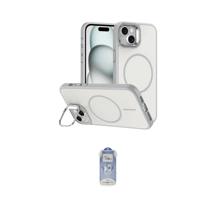 ieg™ iPhone 14 Kılıf Çekirdek Klasik - Siyah Joko Magic 5D Cam