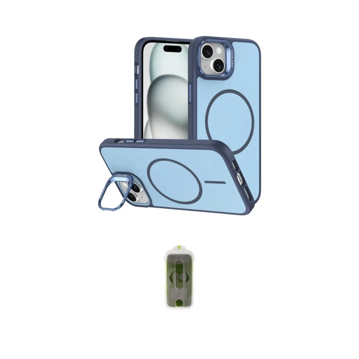 ieg™ iPhone 14 Kılıf Çekirdek Klasik - Siyah Joko Magic 5D Hayalet Cam