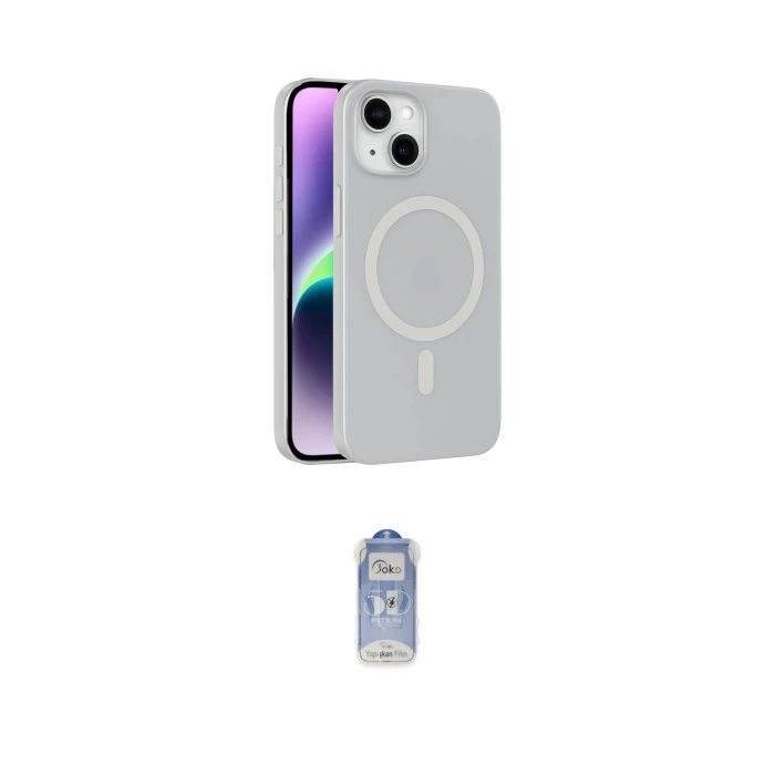 ieg™ iPhone 14 Kılıf Çekirdek Modern Prime - Siyah Joko Magic 5D Cam